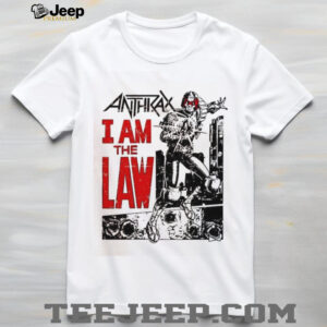 Anthrax I Am The Law vintage shirt2