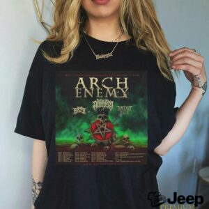 Arch Enemy North American Blood Dynasty Tour 2025 Tour Dates Fan Gifts Classic T Shirt3