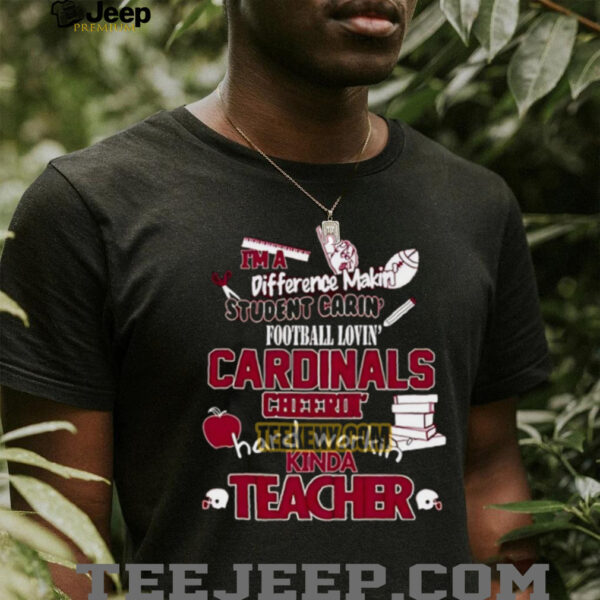 Arizona Cardinals Cheerin Hard Workin Kinda Teacher Unisex Shirt