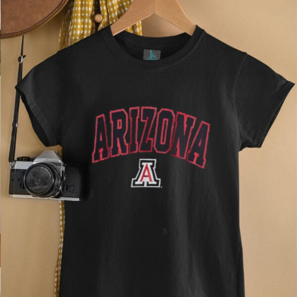 Arizona Wildcats Heather Charcoal Basic Arch T Shirt