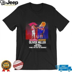 Arkansas and Suns Oliver Miller The Big O 1970 2025 thank you for the memories shirt2