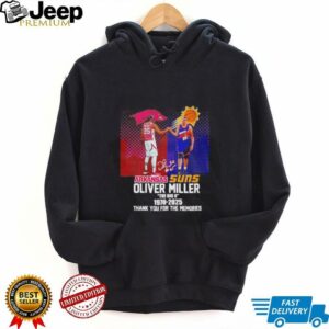 Arkansas and Suns Oliver Miller The Big O 1970 2025 thank you for the memories shirt4