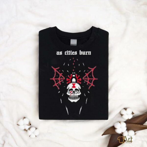 As Cities Copy Spider Skull T shirts
