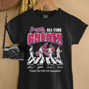 Atlanta Braves All Time Great Road Abbey Signatures T shirts2