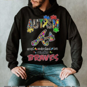 Atlanta Braves Autism accept understand love shirt2