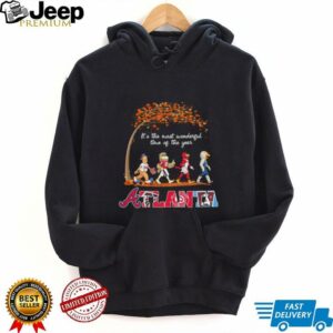 Atlanta Sports Teams Mascot Abbey Road It’s The Most Wonderful Time Of The Year Shirt