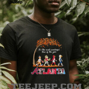 Atlanta Sports Teams Mascot Abbey Road It’s The Most Wonderful Time Of The Year Shirt