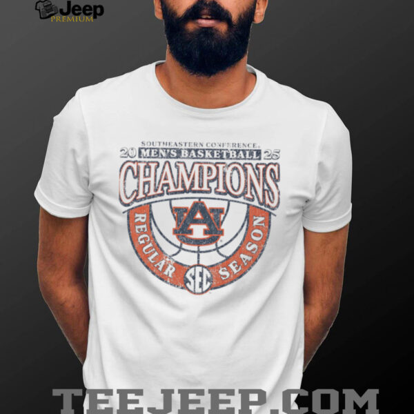 Auburn Men’s Basketball 2024 25 SEC Regular Season Champions Vintage T Shirt
