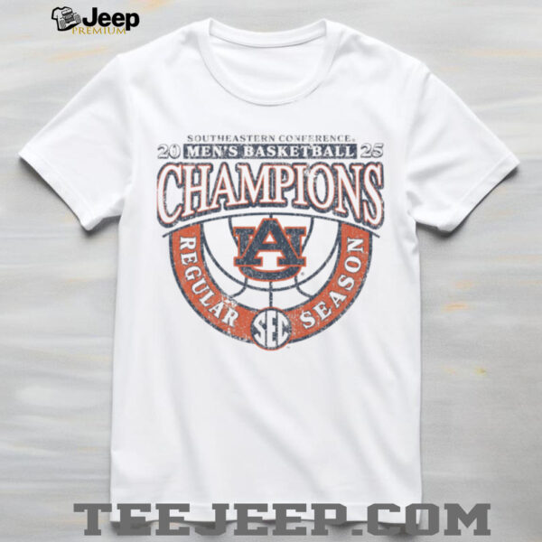 Auburn Men’s Basketball 2024 25 SEC Regular Season Champions Vintage T Shirt