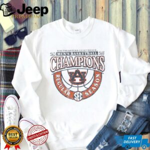 Auburn Mens Basketball 2024 25 SEC Regular Season Champions Vintage T Shirt3