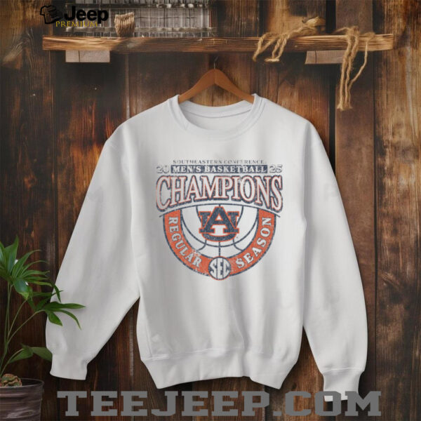 Auburn Men’s Basketball 2024 25 SEC Regular Season Champions Vintage T Shirt