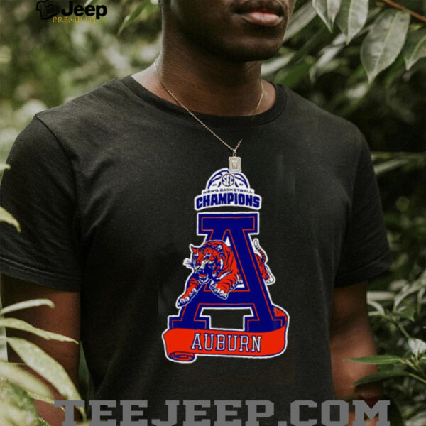 Auburn Tigers 2025 SEC Men’s Basketball Regular Season Champions logo shirt