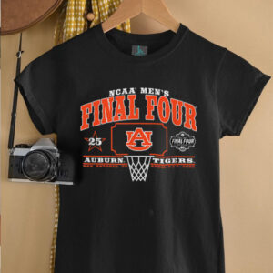 Auburn Tigers Final Four 2025 Men’s Basketball Star Navy T Shirt