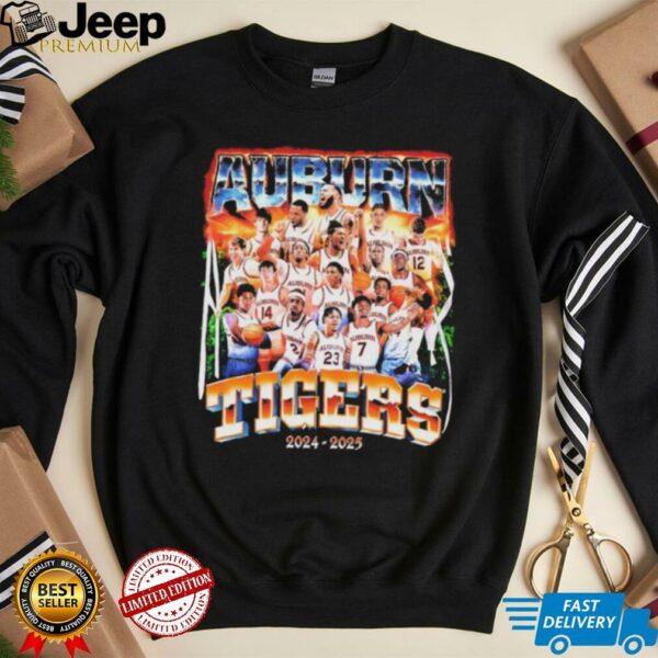 Auburn Tigers Men’s Basketball 2024 2025 Teams T Shirt