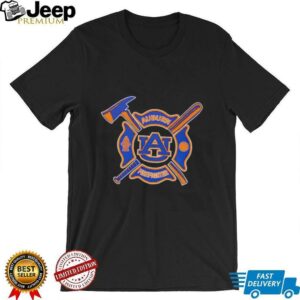 Auburn firefighter baseball logo shirt