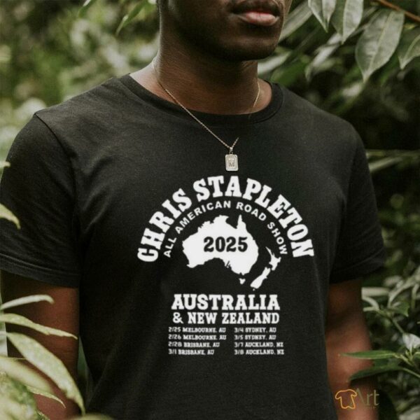 Australia & New Zealand Tour 2025 Chris Stapleton Shirt