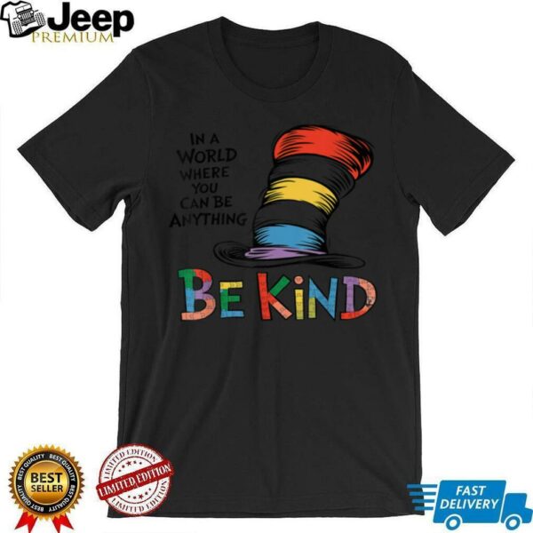 Autism Awareness Why Fit In Doctor Teacher Cat In Hat Cool T Shirt (2)