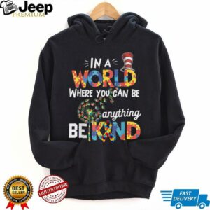 Autism Awareness Why Fit In Doctor Teacher Cat In Hat Cool T Shirt 32
