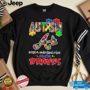 Autism accept understand love Atlanta Braves shirt3
