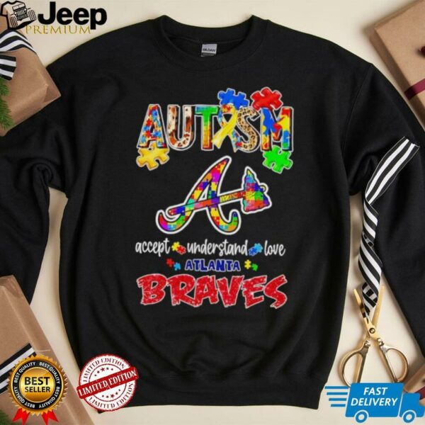 Autism accept understand love Atlanta Braves shirt