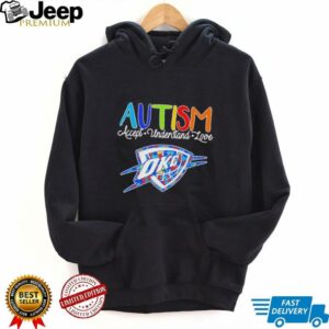 Autism accept understand love OKC Thunder basketball logo shirt4