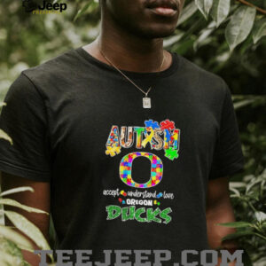 Autism accept understand love Oregon Ducks diamond shirt