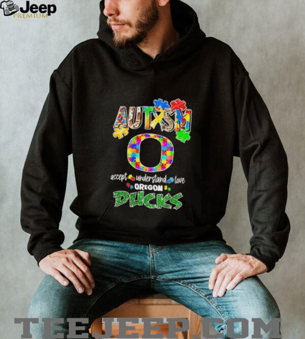 Autism accept understand love Oregon Ducks diamond shirt