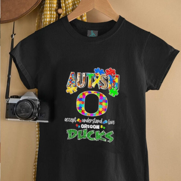 Autism accept understand love Oregon Ducks diamond shirt