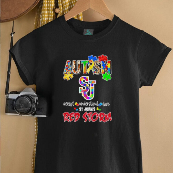 Autism accept understand love Red Storm shirt