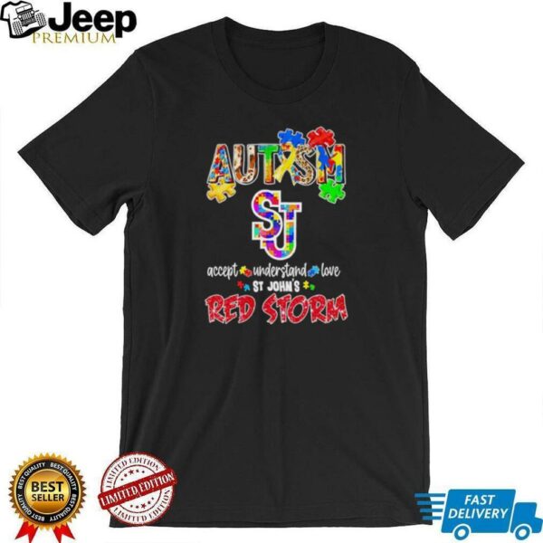 Autism accept understand love Red Storm shirt