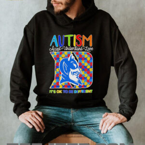 Autism accept understand love its ok to be different Duke Blue Devils shirt2