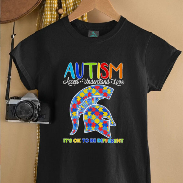 Autism accept understand love it’s ok to be different Michigan State Spartans shirt