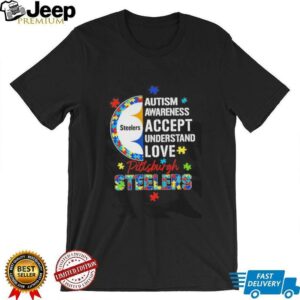 Autism awareness accept understand love Pittsburgh Steelers shirt2