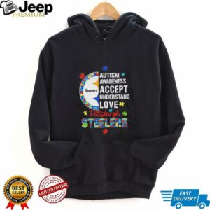 Autism awareness accept understand love Pittsburgh Steelers shirt4