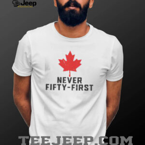 Awesome Never 51st State Canada Flag T Shirt2