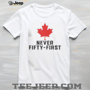 Awesome Never 51st State Canada Flag T Shirt3