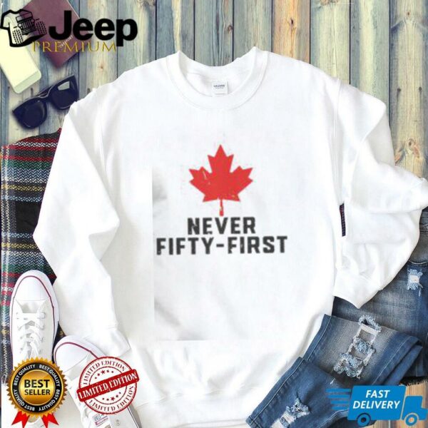 Awesome Never 51st State Canada Flag T Shirt