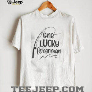 Awesome One Lucky Fisherman T Shirt