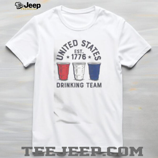 Awesome United States Drinking Team Est 1776 T Shirt