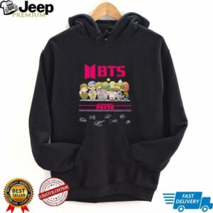 BTS Festa cartoon signature shirt