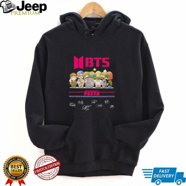 BTS Festa cartoon signature shirt