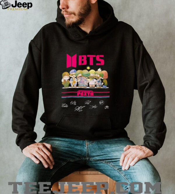 BTS Festa cartoon signature shirt