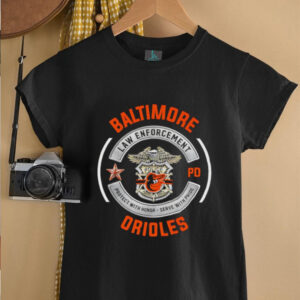 Baltimore Orioles law enforcement police shirt0