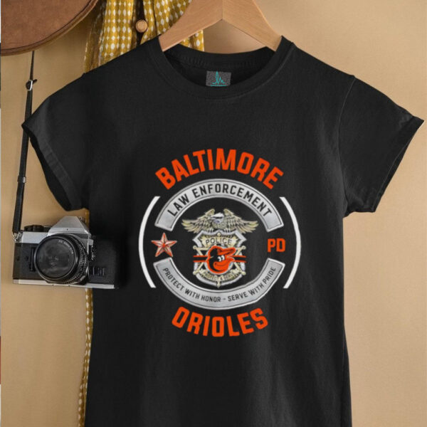 Baltimore Orioles law enforcement police shirt