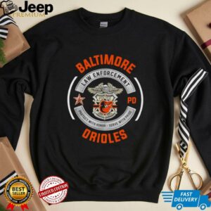 Baltimore Orioles law enforcement police shirt1