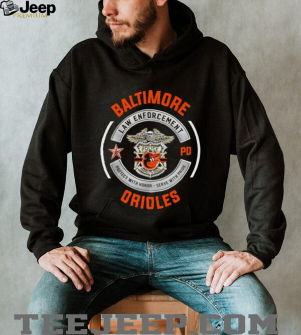 Baltimore Orioles law enforcement police shirt