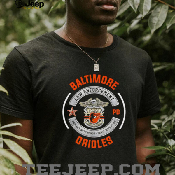 Baltimore Orioles law enforcement police shirt