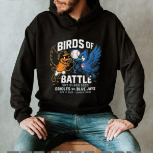 Baltimore Orioles vs. Toronto Blue Jays Birds of Battle Sky Clash 2025 Camden Yards shirt1