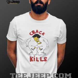Bart Simpson crack kills vintage shirt
