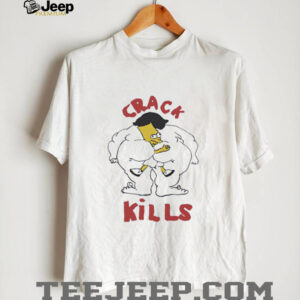 Bart Simpson crack kills vintage shirt